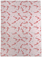 CANDY CANE KISSES PINK Area Rug By Kavka Designs