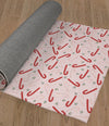 CANDY CANE KISSES PINK Area Rug By Kavka Designs