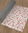 CANDY CANE KISSES WHITE Area Rug By Kavka Designs