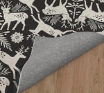 DEER ME CHARCOAL Area Rug By Kavka Designs