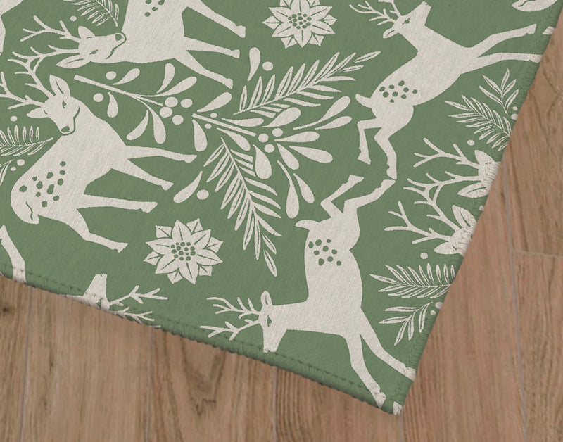 DEER ME SAGE Area Rug By Kavka Designs