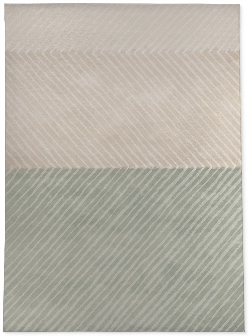 ZIGGLY GREEN Area Rug By Kavka Designs