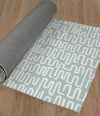 ZIP BLUE Area Rug By Kavka Designs