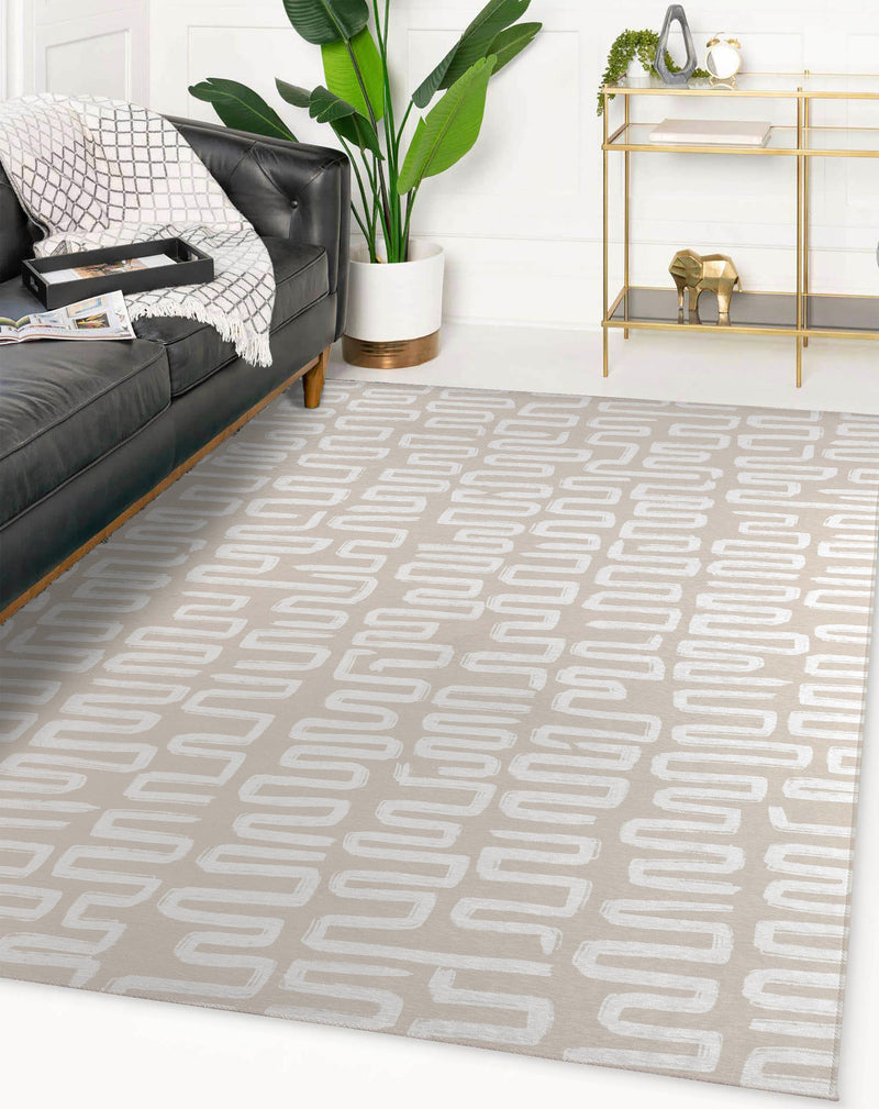 ZIP NEUTRAL Area Rug By Kavka Designs