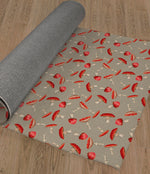 A MUSHROOM PARTY BEIGE Area Rug By Kavka Designs