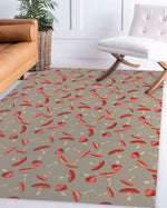 A MUSHROOM PARTY BEIGE Area Rug By Kavka Designs