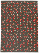 A MUSHROOM PARTY BROWN Area Rug By Kavka Designs