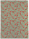 A MUSHROOM PARTY SAGE Area Rug By Kavka Designs