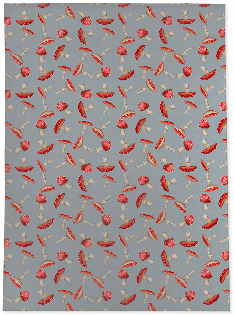 A MUSHROOM PARTY SLATE Area Rug By Kavka Designs