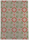 MUSHROOM TILE BEIGE Area Rug By Kavka Designs