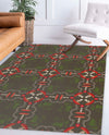 MUSHROOM TILE BROWN Area Rug By Kavka Designs