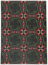 MUSHROOM TILE CHARCOAL SQUARE Area Rug By Kavka Designs