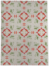 MUSHROOM TILE IVORY SQUARE Area Rug By Kavka Designs