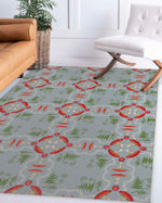 MUSHROOM TILE SLATE SQUARE Area Rug By Kavka Designs