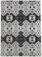 ABADEH CHARCOAL AND WHITE Area Rug By Kavka Designs