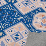 ABADEH BLUE AND GREY Area Rug By Kavka Designs