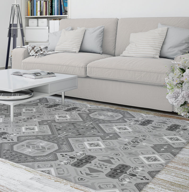 ABADEH CHARCOAL Area Rug By Kavka Designs