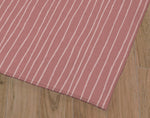 LINEAR DUSTY ROSE Area Rug By Kavka Designs