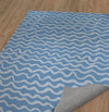 WAVES ABSTRACT BLUE Area Rug By Kavka Designs