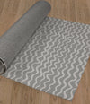 WAVES ABSTRACT GREY Area Rug By Kavka Designs