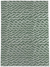 WAVES ABSTRACT SAGE Area Rug By Kavka Designs