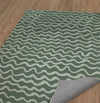 WAVES ABSTRACT SAGE Area Rug By Kavka Designs