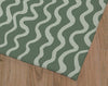 WAVES ABSTRACT SAGE Area Rug By Kavka Designs