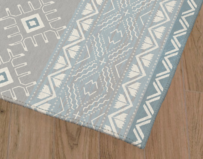 ZINA BLUE Area Rug By Kavka Designs