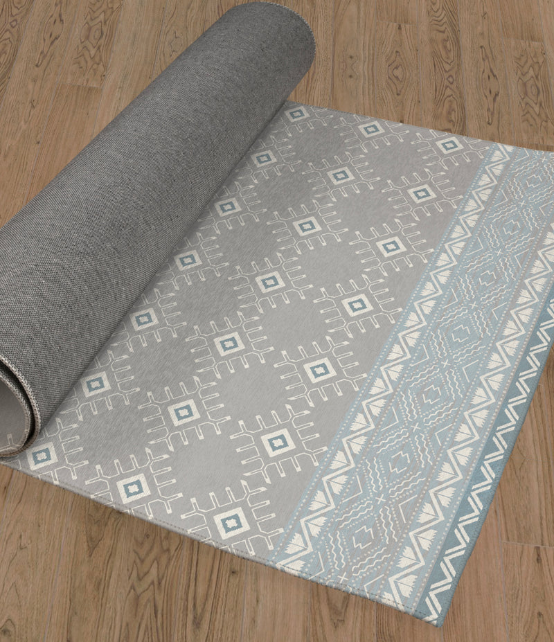 ZINA BLUE Area Rug By Kavka Designs