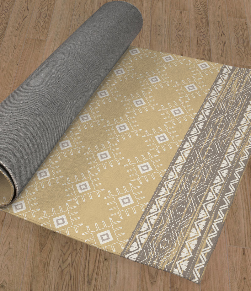 ZINA GOLD Area Rug By Kavka Designs