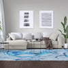 LAGOON BRIGHT BLUE Area Rug By Marina Gutierrez