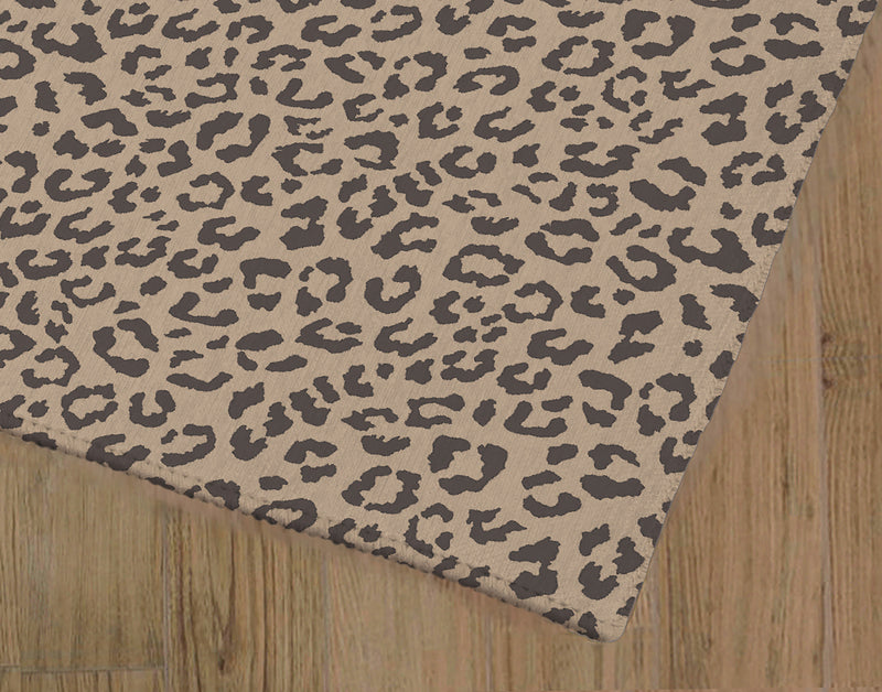 LEOPARD BEIGE Area Rug By Marina Gutierrez