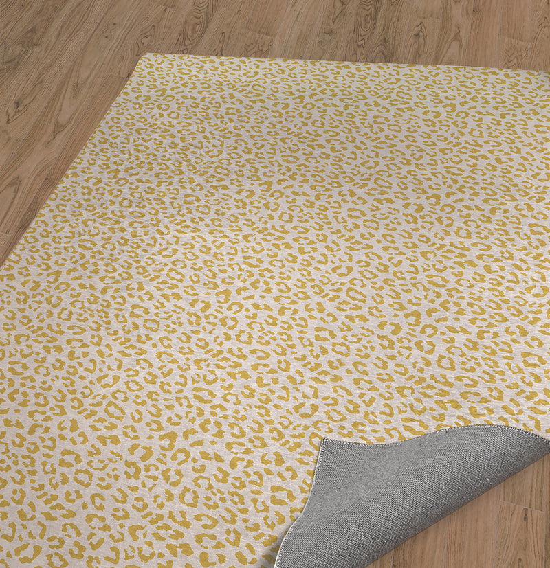 LEOPARD GOLD Area Rug By Marina Gutierrez