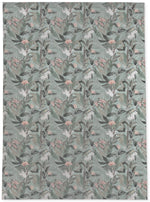 TROPICAL JUNGLE LIGHT BLUE & PINK Area Rug By Marina Gutierrez