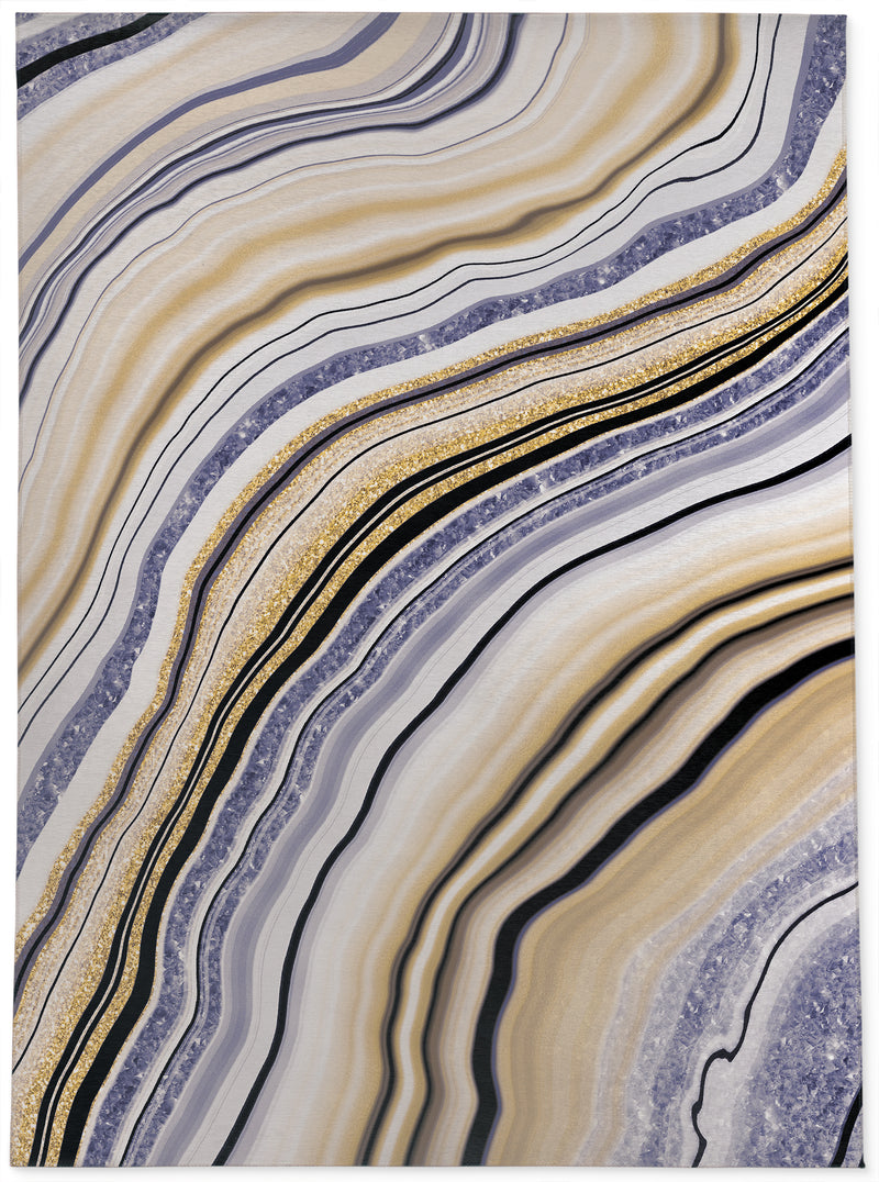 AGATE PURPLE Area Rug By Marina Gutierrez