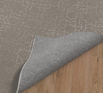 GRIDLOCKED WARM GREY Area Rug By Marina Gutierrez