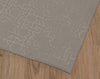 GRIDLOCKED WARM GREY Area Rug By Marina Gutierrez