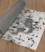 MARBLED GREY Area Rug By Marina Gutierrez