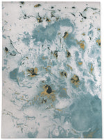 MARBLED LIGHT BLUE Area Rug By Marina Gutierrez