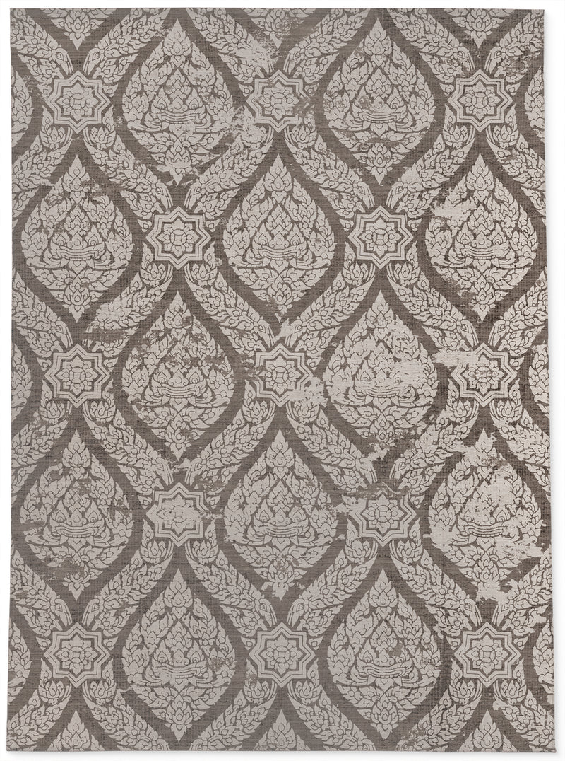 RAIN BROWN Area Rug By Marina Gutierrez