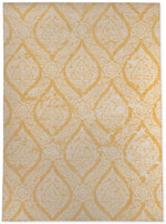 RAIN MUSTARD Area Rug By Marina Gutierrez