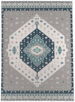 ADANA BLUE & GREY Area Rug By Marina Gutierrez