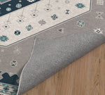 ADANA BLUE & GREY Area Rug By Marina Gutierrez