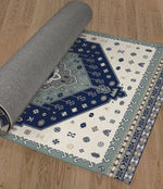 ADANA BLUE & IVORY Area Rug By Marina Gutierrez