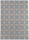 LIBERTY BLUE & CAMEL Area Rug By Marina Gutierrez