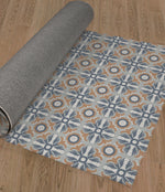 LIBERTY BLUE & CAMEL Area Rug By Marina Gutierrez