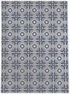 LIBERTY BLUE & GREY Area Rug By Marina Gutierrez