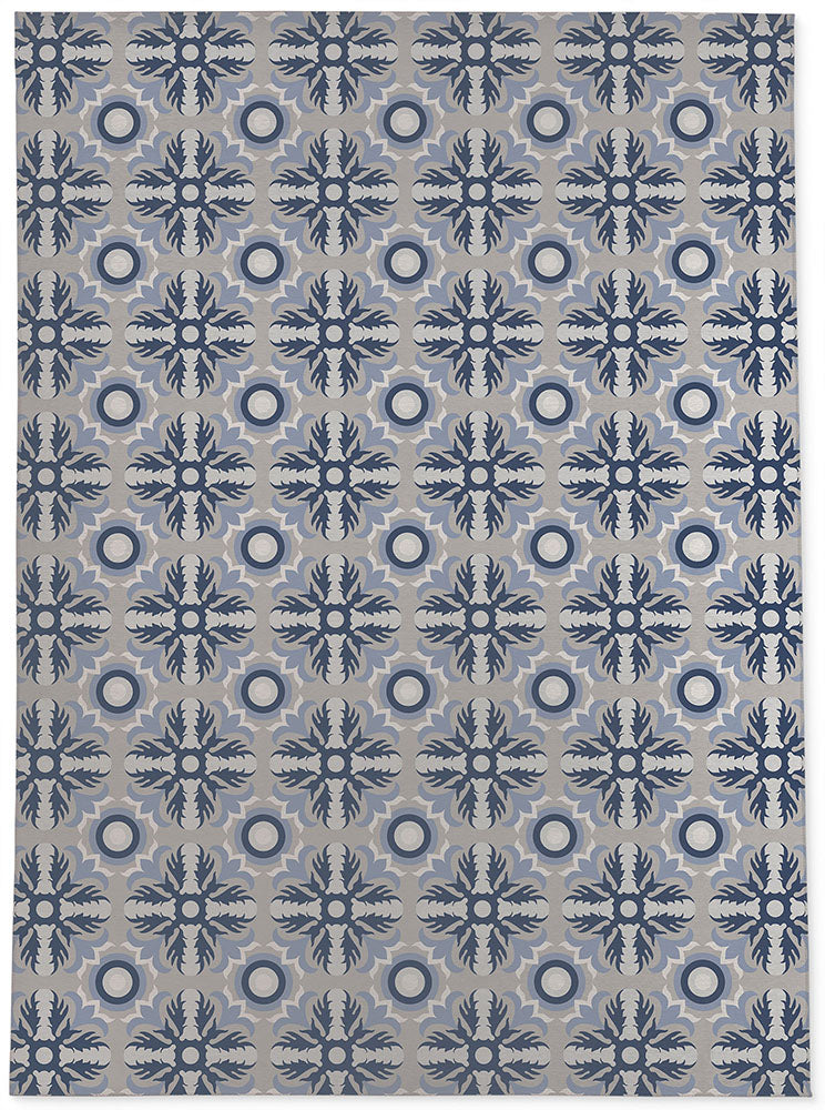 LIBERTY BLUE & GREY Area Rug By Marina Gutierrez