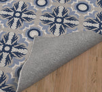 LIBERTY BLUE & GREY Area Rug By Marina Gutierrez