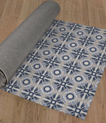 LIBERTY BLUE & GREY Area Rug By Marina Gutierrez